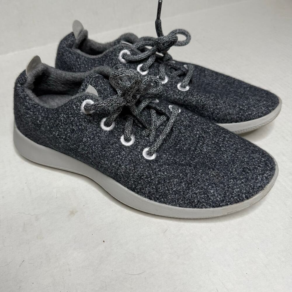 Allbirds Wool Runners Gray Women’s Size 9 WRW9 Lace Up Sneakers Comfort Casual - Picture 2 of 12